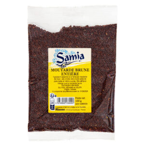 Moutarde brune entière 100 g Samia