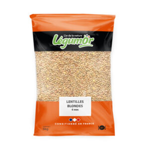 Lentilles blondes 4mm 5 kg Legumor