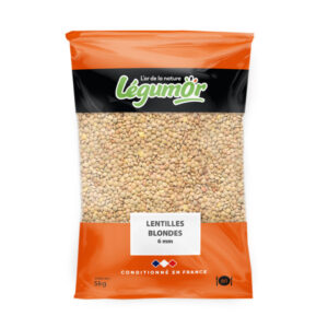 Lentilles blondes 6mm 5 kg Legumor