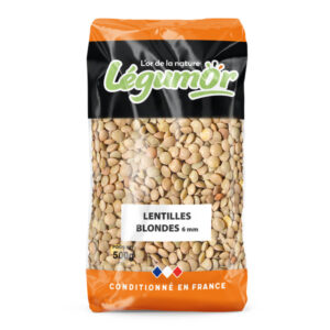 Lentilles Blondes 6mm 500 g Legumor