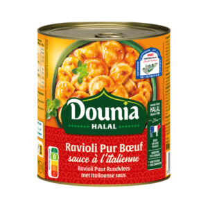 Raviolis pur boeuf sauce italienne 800 g Dounia