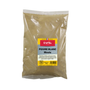 Poivre blanc moulu 500g Espig