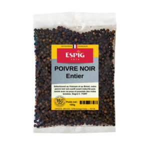 Poivre noir entier 100g Espig