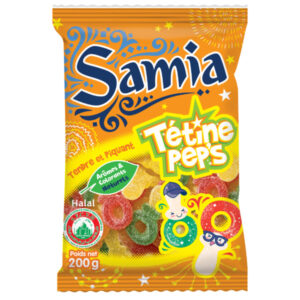 Bonbons tétine pep's halal 200 g Samia