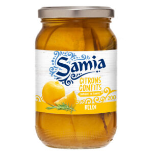 Citrons confits beldi en quartiers 348 g Samia