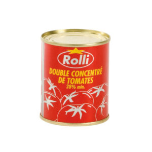 Double concentré de tomate 1/6 (lot de 2) 140 g Rolli