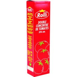 Double concentré de tomate tube 150 g Rolli