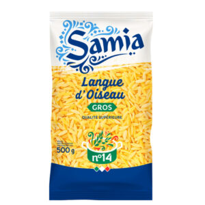 Pâtes grosse langue d'oiseau n°14 500 g Samia