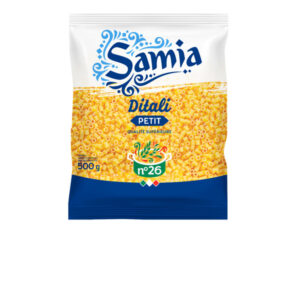 Pâtes petit ditali n°26 500 g Samia