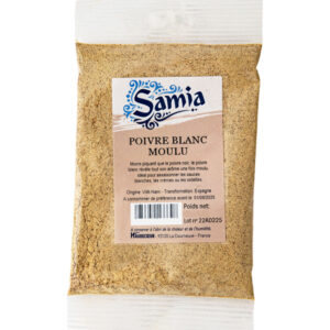 Poivre blanc moulu 1 kg Samia
