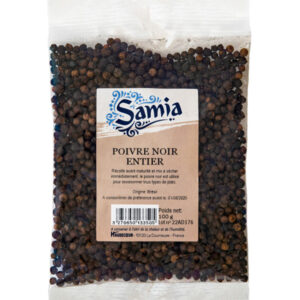 Poivre noir entier 100 g Samia