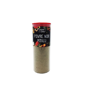 Poivre noir moulu (POT) 160 g Continent Des Epices