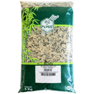 Riz mélange étuvé et sauvage 5 kg Riz Du Monde