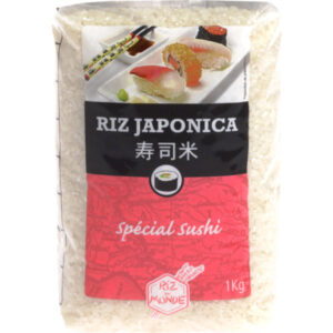 Riz Sushi Japonica 1 kg Riz Du Monde