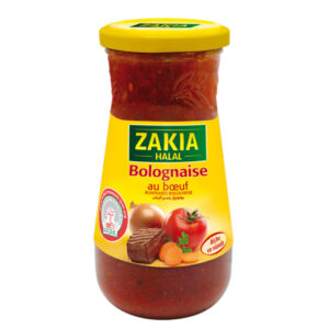 Sauce bolognaise halal 400 g Zakia