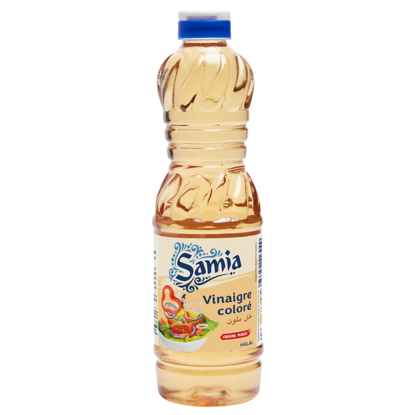 Vinaigre coloré halal (avec bouchon) 0.5L Samia