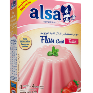 ALSA FLAN FRAISE 50 GR