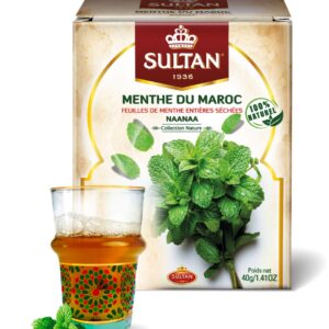 FEUILLES DE MENTHE SECHÉES SULTAN 40G X 12