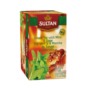 INFUSION SULTAN THE VERT MENTHE ET SAUGE 20 SACHETS