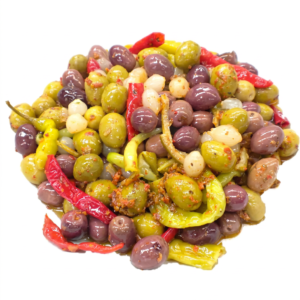 Olives marocaines pimentées 22-25