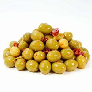 Olives vertes cassées piquantes calibre 19-21