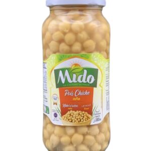 POIS CHICHE CUITS BOCAL MIDO 580ML X 12