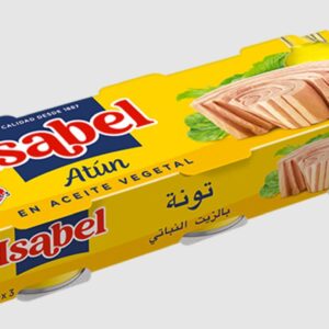 THON ENTIER A L'HUILE DE TOURNESOL ISABEL 3 X 80G X 30