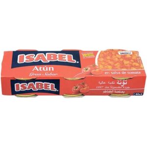 THON MORCEAUX A LA TOMATE ISABEL 3 X 80G